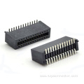 MINI PCI 26P Straight Angle SMT Connector With Dislocation Post H7.8mm 2*13P